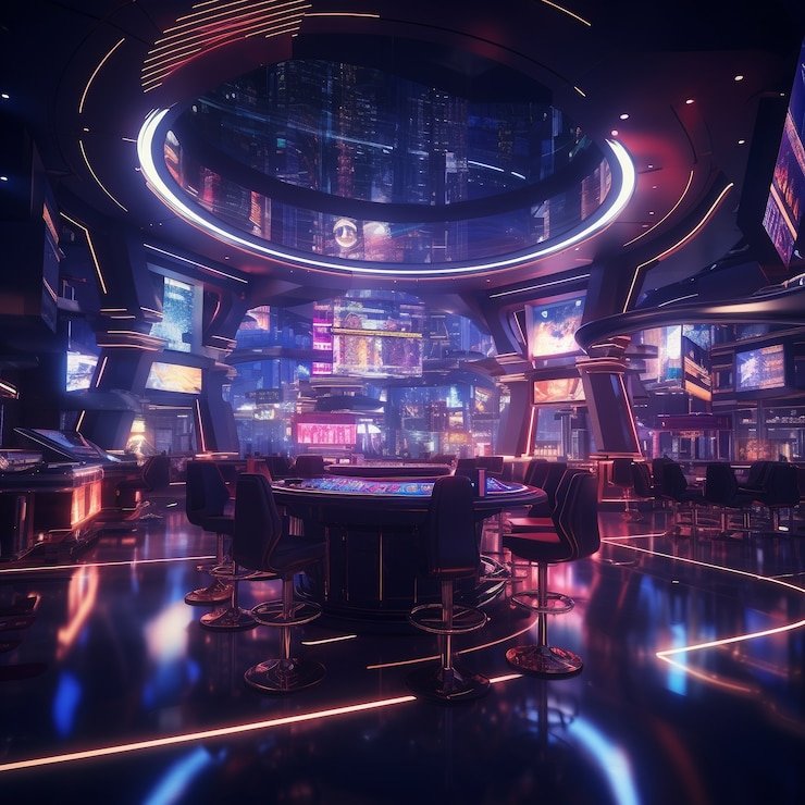 Roulette wheel and betting mat at Hacksaw Gaming table